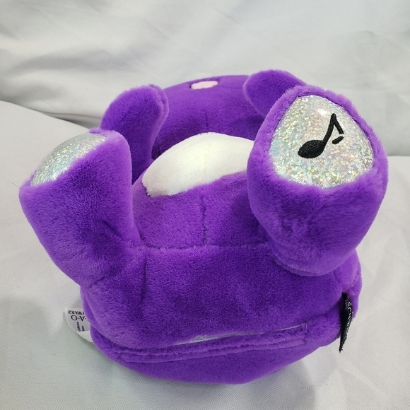 FAO Schwarz Purple DJ Cat Plush Stuffed Toy Lights Music 11 Inch 2022 Kawaii - Picture 4 of 10